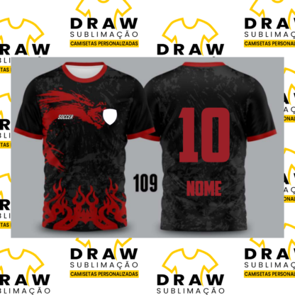 CAMISA INTERCLASSE DRAGÃO VERMELHO