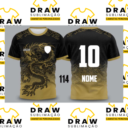 CAMISA INTERCLASSE DRAGÃO MARRON