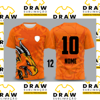 CAMISA INTERCLASSE DRAGÃO LARANJA