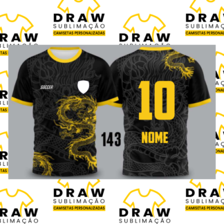 CAMISA INTERCLASSE DRAGÃO AMARELO