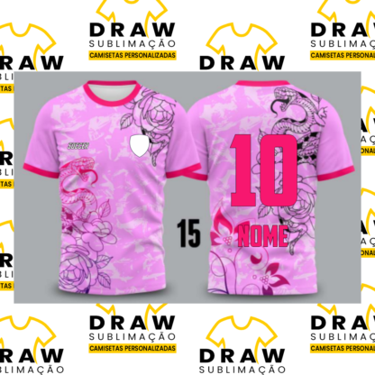CAMISA INTERCLASSE COBRA ROSA