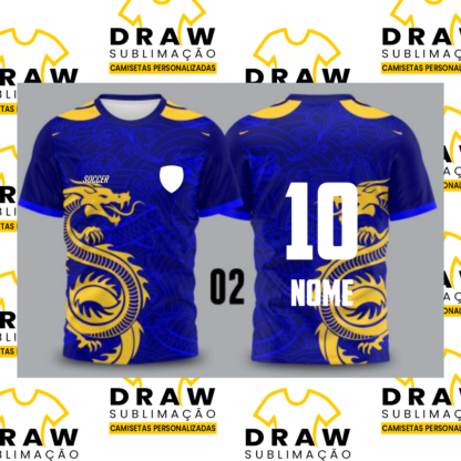 CAMISA INTERCLASSE DRAGÃO AMARELO