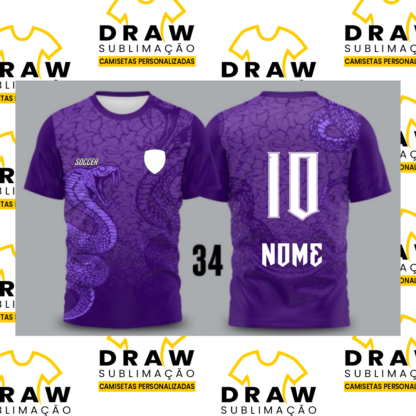 CAMISA INTERCLASSE COBRA ROXA