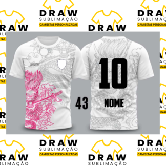 CAMISA INTERCLASSE DRAGÃO ROSA