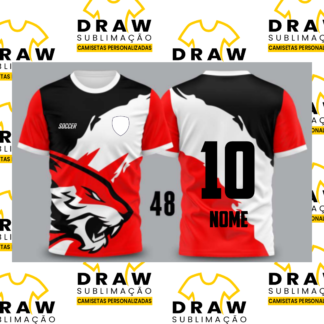 CAMISA INTERCLASSE LOBO VERMELHO