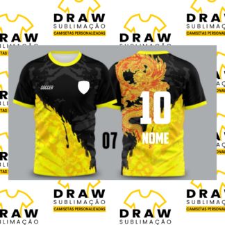 CAMISA INTERCLASSE DRAGÃO AMARELO