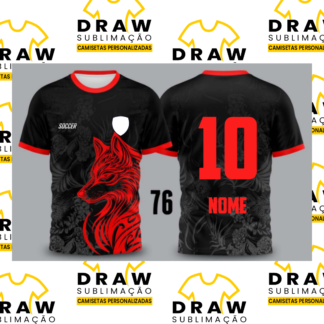 CAMISA INTERCLASSE LOBO VERMELHO
