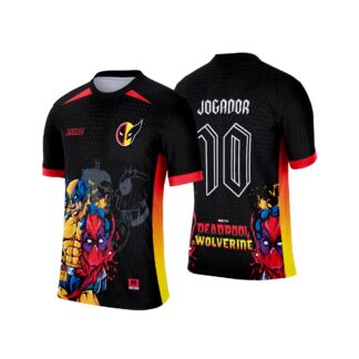 CAMISA INTERCLASSE DEADPOOL X WOLVERINE