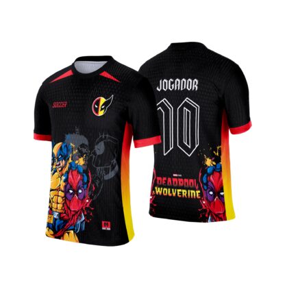 CAMISA INTERCLASSE DEADPOOL X WOLVERINE