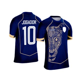 CAMISA INTERCLASSE LEOPARDO DOURADO