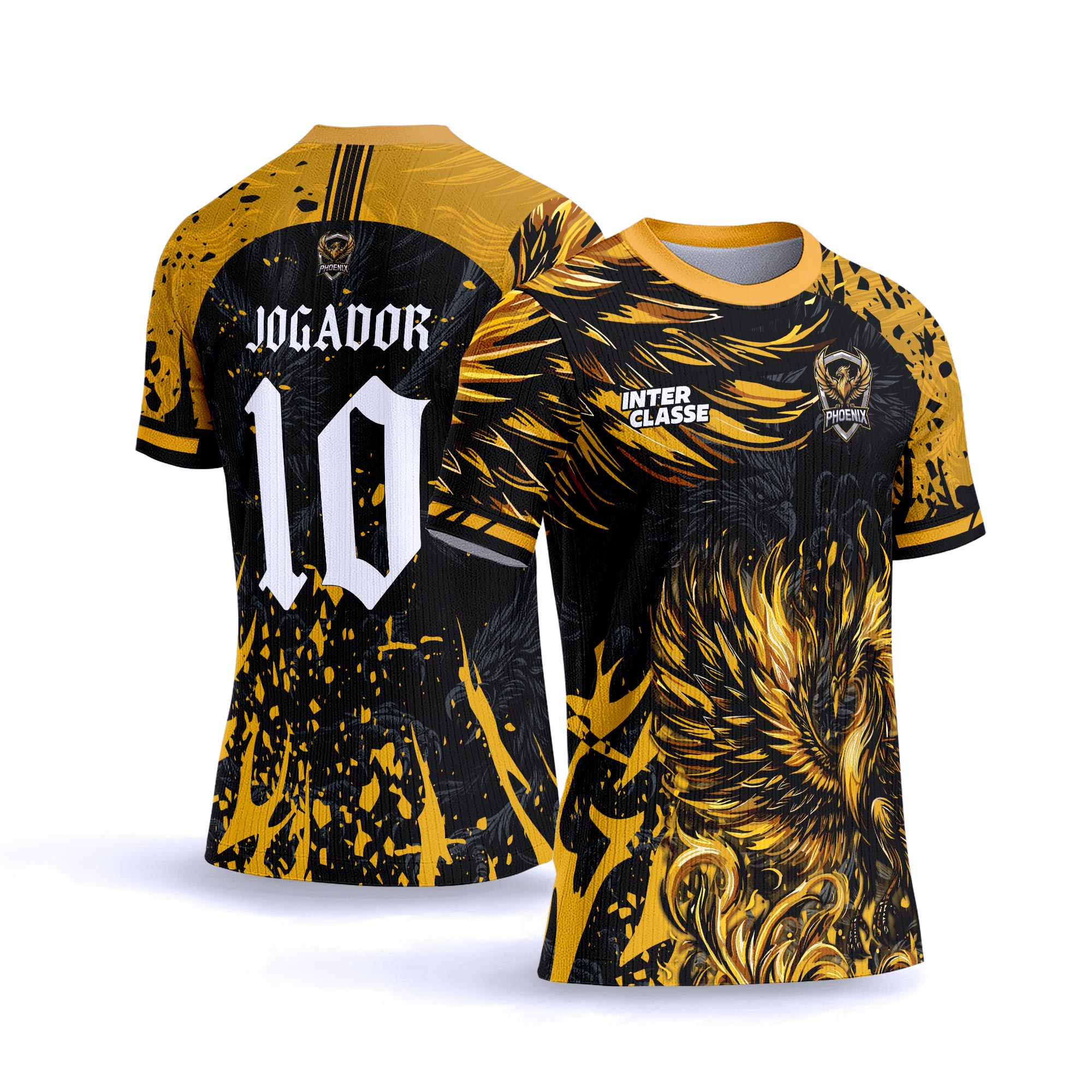 CAMISA INTERCLASSE FENIX AMARELA